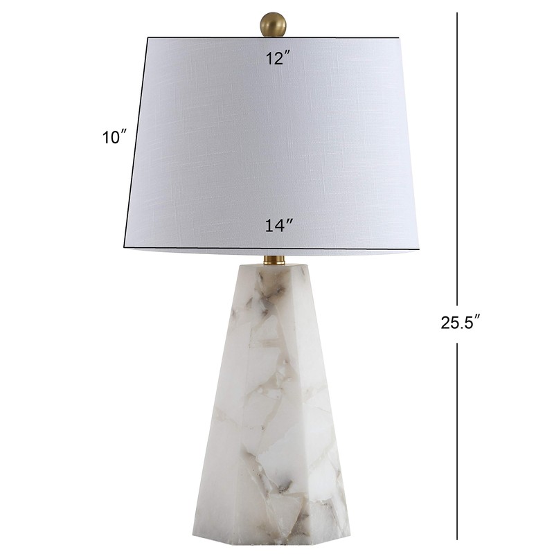 JONATHAN Y JYL6205A Xio 25.5" Alabaster LED Lamp Contemporary,Transitional for