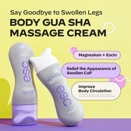 b.clinicx b.clinicx Magnesium+Escin Body Gua Sha Massage Cream - Intensive Relief for Leg with Gua Sha Tool, Leg Massage Cream for Circulation, Improving Calf Swelling, Korean Skin Care 5.07 fl.oz