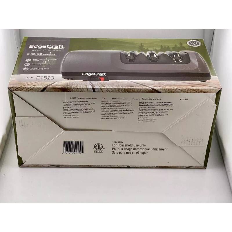 EdgeCraft By ChefChoice Model E120 Electric Knife Sharpeners for 20-Degree
