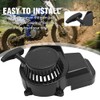 Black Recoil Pull Starter Motorcycle Engine Recoil Starter Replacement for