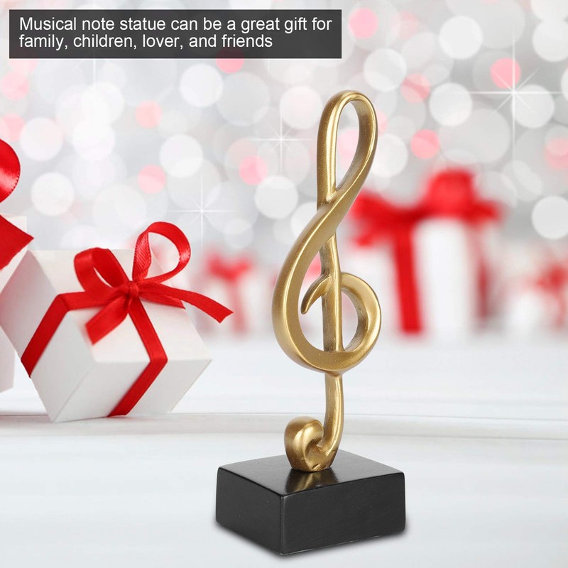 Hapivida Modern Decorative Sculptures, Music Note Statue, Music Figures, Sculpture,