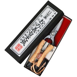 7 inches Fri stop leather-wrapped TS131 MikiKajiya village pruning shears type bud