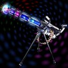 ArtCreativity Light Up Rotary Machine Toy Gun with Tripod Stand