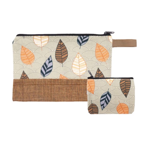 Mini & Large Multi-Purpose Pouches [Set of 2] for Cosmetic,