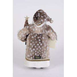 Karen Didion Originals The Lighted Natural Fawn Santa cc18-72