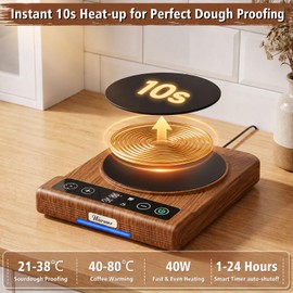 GFTIME Sourdough Starter Warmer, Precise Temperature Control Temperature Control Sourdough Warming Mats, Auto Shut-Off, Accurate Fermentation for Perfect Sourdough Bread for Home Kitchen Baking
