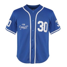 Youth The Sandlot Benny The Jet Rodriguez #30 Stitched Movie Kids Baseball Jerseys Sports Boys Shirts