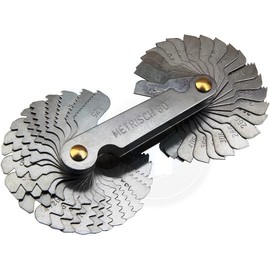 Harden 580412, 52pcs Measuring Gauge Pitch 60 Metric 55 Imperial Witworth