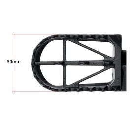 ZETA Racing D3035 (D48-02-521) D3035 (D48-02-521) Wide Foot Pegs Chromoly Mid Width: Approx. 2.0 inches (50 mm) Stable Riding, Standing, Mud Drainage, Chromoly Steel, High Strength, Heavy Duty,