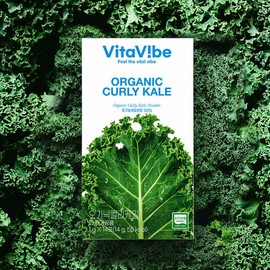 Vitabive 비타바이브 프리미엄 유기농 컬리케일 1박스 100% 폴란드산 VitaVibe Premium Organic Curly Kale 1 Box 100% Made in Poland