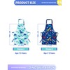 Kids Aprons - 2 Pack Dinosaur Kids Art Aprons for
