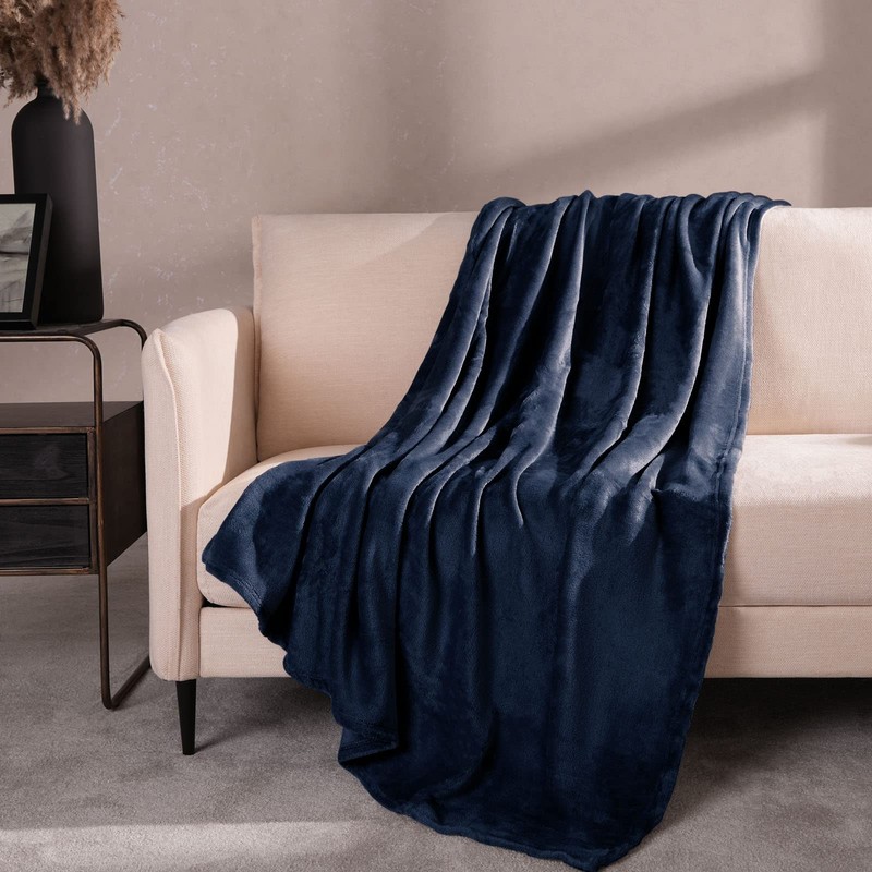 Brentfords Super Ultra Soft Flannel Fleece Blanket Throw Over Large