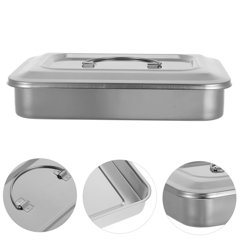 TOVINANNA Box with Lid Square Design for High Temperature Durable