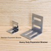 Heavy Duty Wood Table Top Expansion Bracket | Clip Fastener