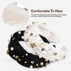 KESYOO 2Pcs Pearl Headband Hair Bands Pearl Headbands Girls Jeweled