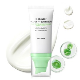 Centella Sunscreen SPF 50, Sunscreen for Face, Water Resistant Strong UV Protection No White Cast, Centella Madagascar Face Suntan Lotion Oil Free Korean Skincare(Green 1)