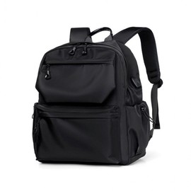 Backpack multi-functional large capacity 14-inch storage durable waterproof breathable black Black