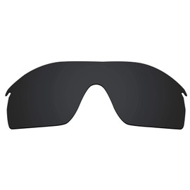 Alphax Stealth Black Polarized Replacement Lenses for Oakley RadarLock XL OO9196