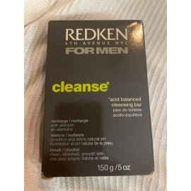 Redken for Men Cleanse Acid Balanced Cleansing Bar 5 oz New Sealed 1 Bar