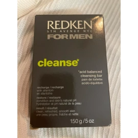 Redken for Men Cleanse Acid Balanced Cleansing Bar 5 oz New Sealed 1 Bar