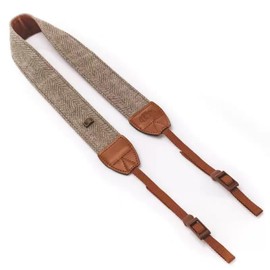 GuiGui DaMoWang It is compatible with various brands of camera straps, retro camera straps and is decompressive and portable, brown, Unit size