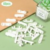 Pack of 40 Window Slot Caps, Drain Hole Covers, Water