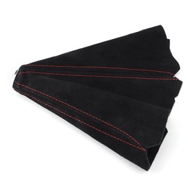 Car Boot Cover Shifter Lever Dust Cover Boot Gaiter Car Interior Suede Universal, Car Knob Dust Cover for Most Vehicles (A (red line))