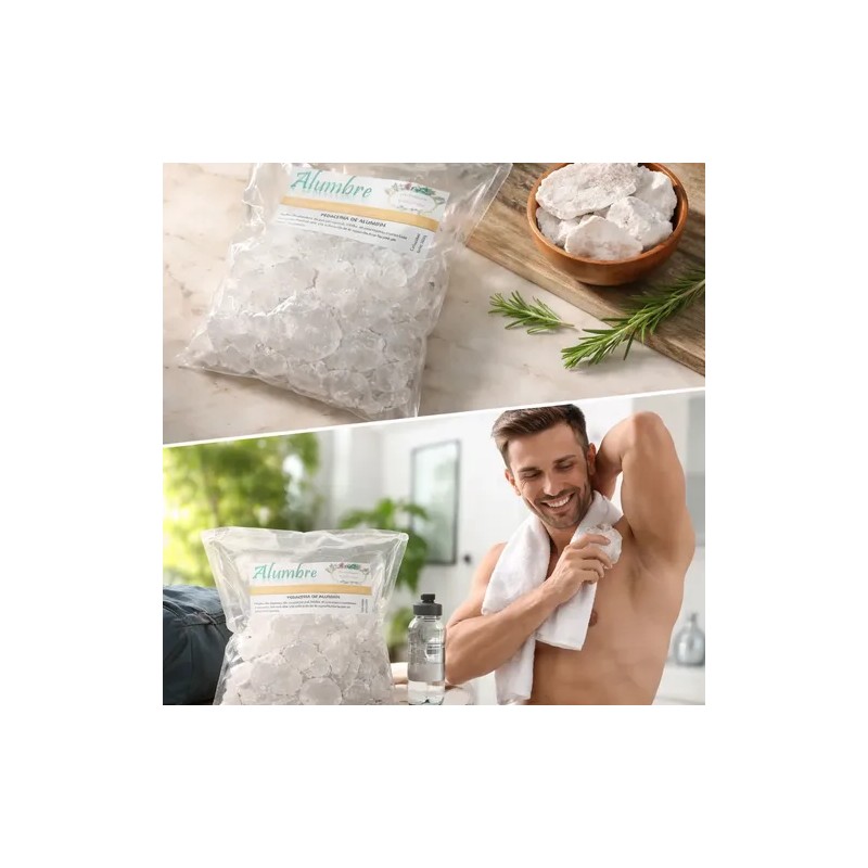 Piedra Alumbre De Potasio Natural 2kg Productos Tenango