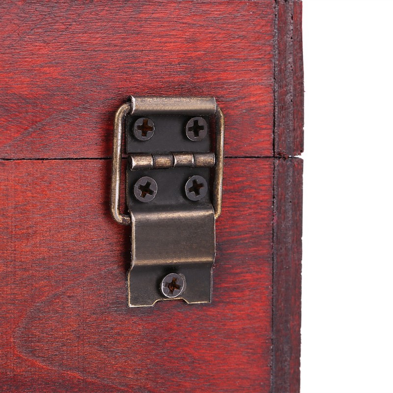 Classical Wooden Jewelry Storage Box Chest Case Holder Organizer with