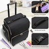 OCHEAL Hairstylist Traveling Case with 4 Clear Travel Makeup Bags