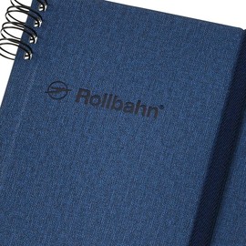 Delfonics Rollbahn Hans Textured Notebook Cover: 6 in. x 7 in. (Dark Blue) / B6 Notebook