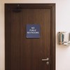 ADA CENTRAL SIGNS - 6" X6" No Public Restroom Sign