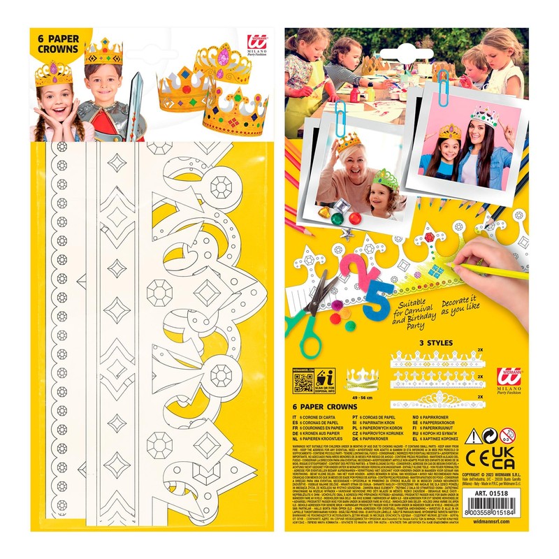 WIDMANN Paper Crowns