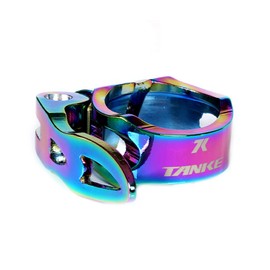 WLDOCA Bicycle Quick Release Seat Post Clamp 31.8/34.9 mm Seat Post Clamp MTB Road Bike Seat Tube Mount Clip Rainbow Cycling Parts, A, 34.9 mm