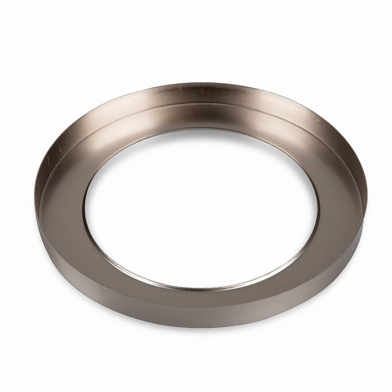 Mextronic Round Metal Cover Satin Nickel for LED Panel Aura