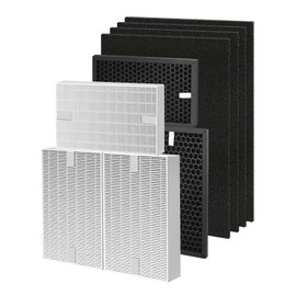 HPA5300B Replacement Filter Compatible with Honeywell Air Purifiers HPA5300B HPA5350 HPA3300, 3 Premium Filters, 3 S Carbon and 4 A Pre-Filter, Part# HRF-R3, HRFSC1, HRF-A300 & HRF-ARVP300
