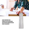 T Rule Stainless Steel Silver Scribing Ruler Woodworking Measuring Tool