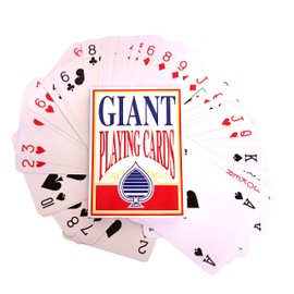 Dondor Jumbo Playing Cards, Poker Cards, 11" Inches