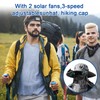 Solar Fan Hat, Wide Brim Solar Fan Outdoor Fishing Hat