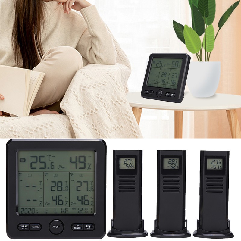 TS‑6210 Digital Wireless Weather Station Thermometer Meteorological Temperature Meter
