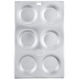 Endoshoji Tin Muffin Pan, #10 Cup with 6 Cups