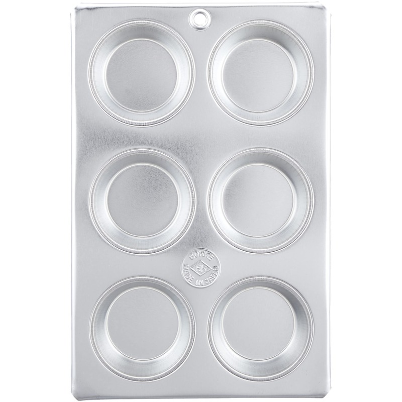 Endoshoji Tin Muffin Pan, #10 Cup with 6 Cups