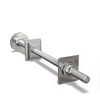 UK RADIATORS- Talus - Chrome Radiator Wall Stay - Sturdy