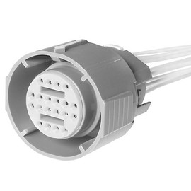 ACDelco GM Original Equipment PT1008 14-Way Female Gray Multi-Purpose Pigtail , Black