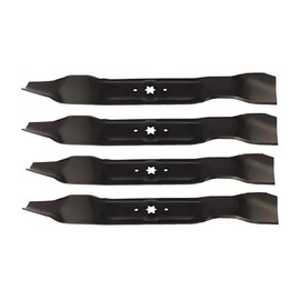4-Pack. Replacement Mulching Blade 942-04126 – 21-3/16" x 2-3/4", 6-Point Star – Fits MTD 42" Riding Lawn Mowers