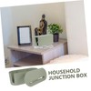 KOMBIUDA Cable Organizer Box Strip Junction Box Pp Power Strip