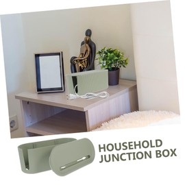 KOMBIUDA Cable Organizer Box Strip Junction Box Pp Power Strip Socket Wire Organizer