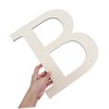 Operitacx Wooden Alphabet Letters Set Large Unfinished Letters for Wall