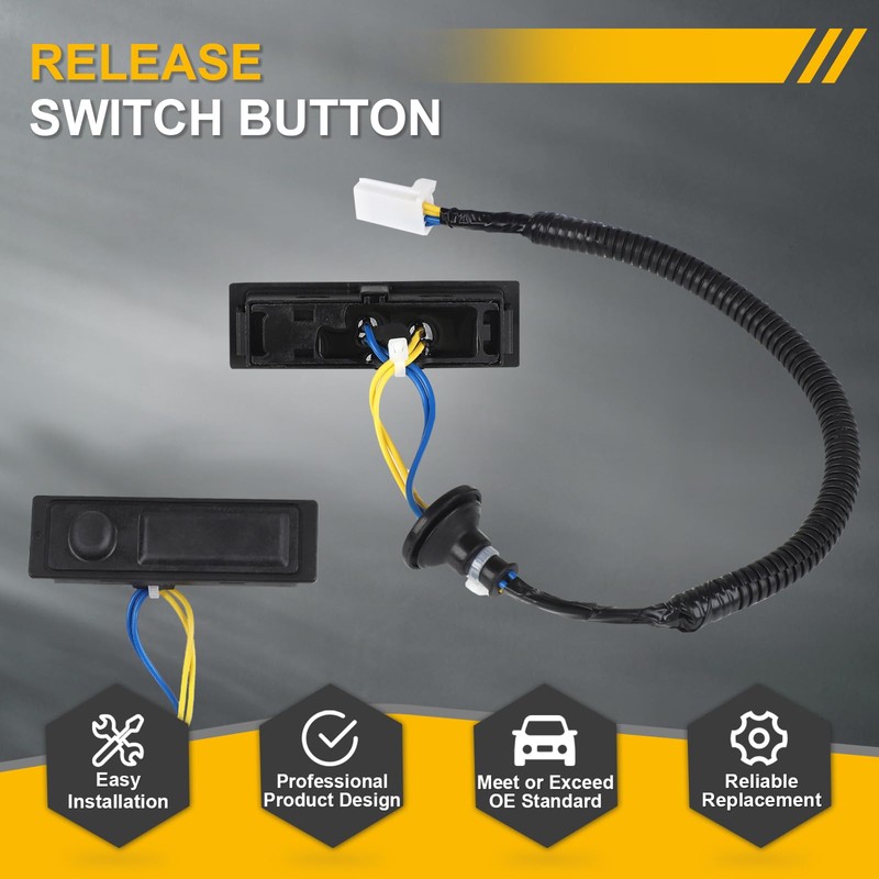 Tailgate Release Button Trunk Latch Compatible with 2013-2019 Nissan Pathfinder