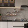 SAUMONIERES Floating Wall Shelves for Bedroom Bathroom Wall Mounted Solid